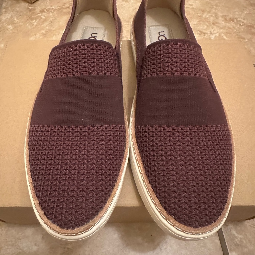 UGG women Dark purple Knit Slip-Ons
